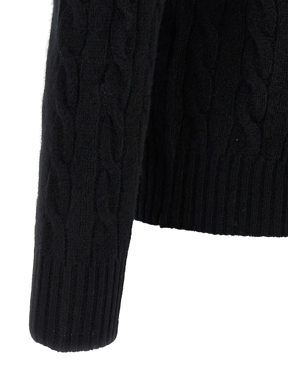 Polo Ralph Lauren Black Wool Men's Cardigan