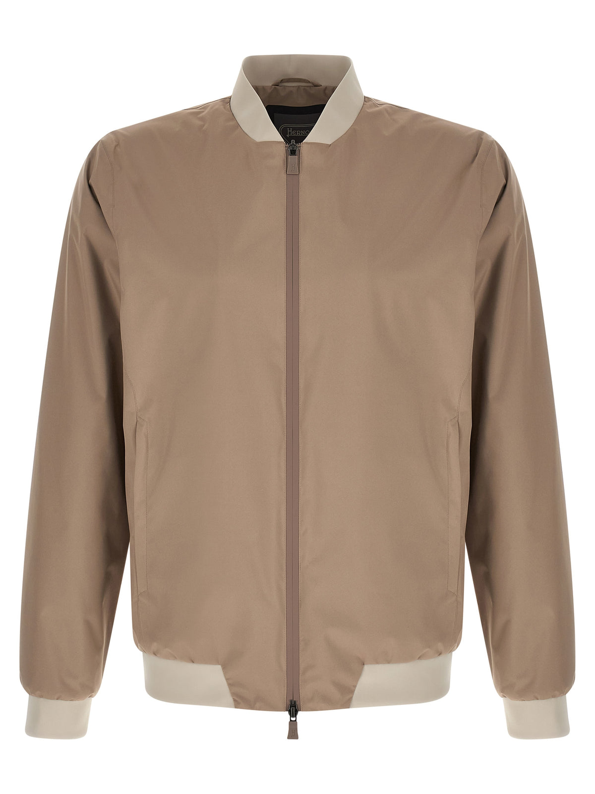 Herno Beige Polyester Men's Bomber