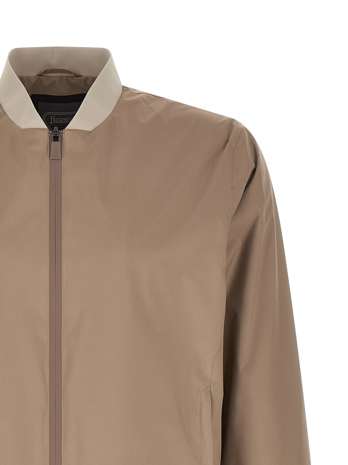 Herno Beige Polyester Men's Bomber