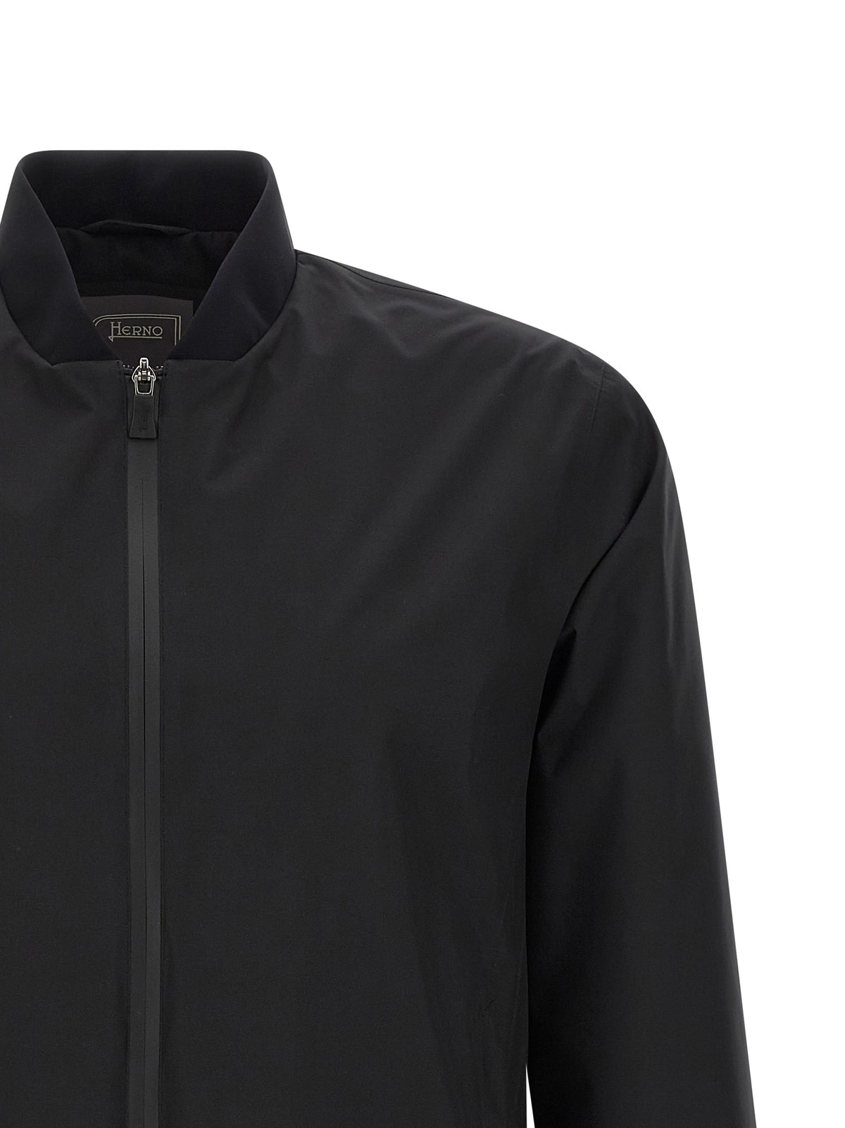 Herno Black Polyester Men's Bomber