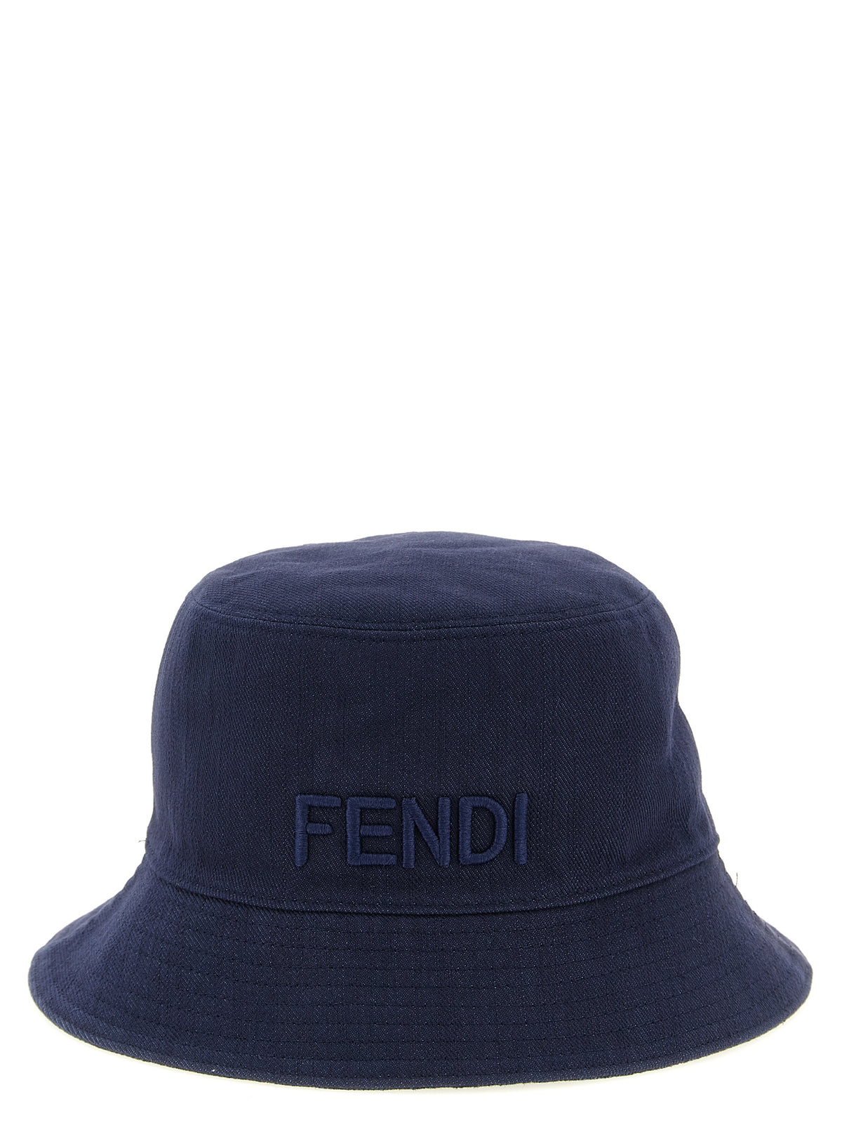 Fendi Blue Cotton Bucket Women's Hat