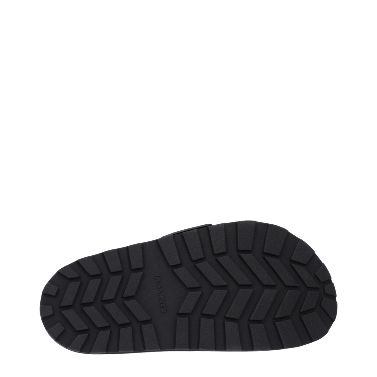 Jil Sander Black Leather Women's Slippers