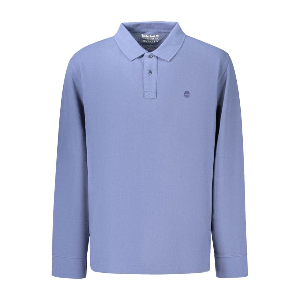 Timberland Blue Cotton Polo Men's Shirt
