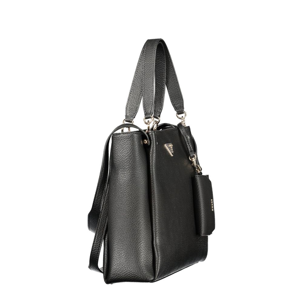 Guess Jeans Black Polyurethane Women's Women's Bag