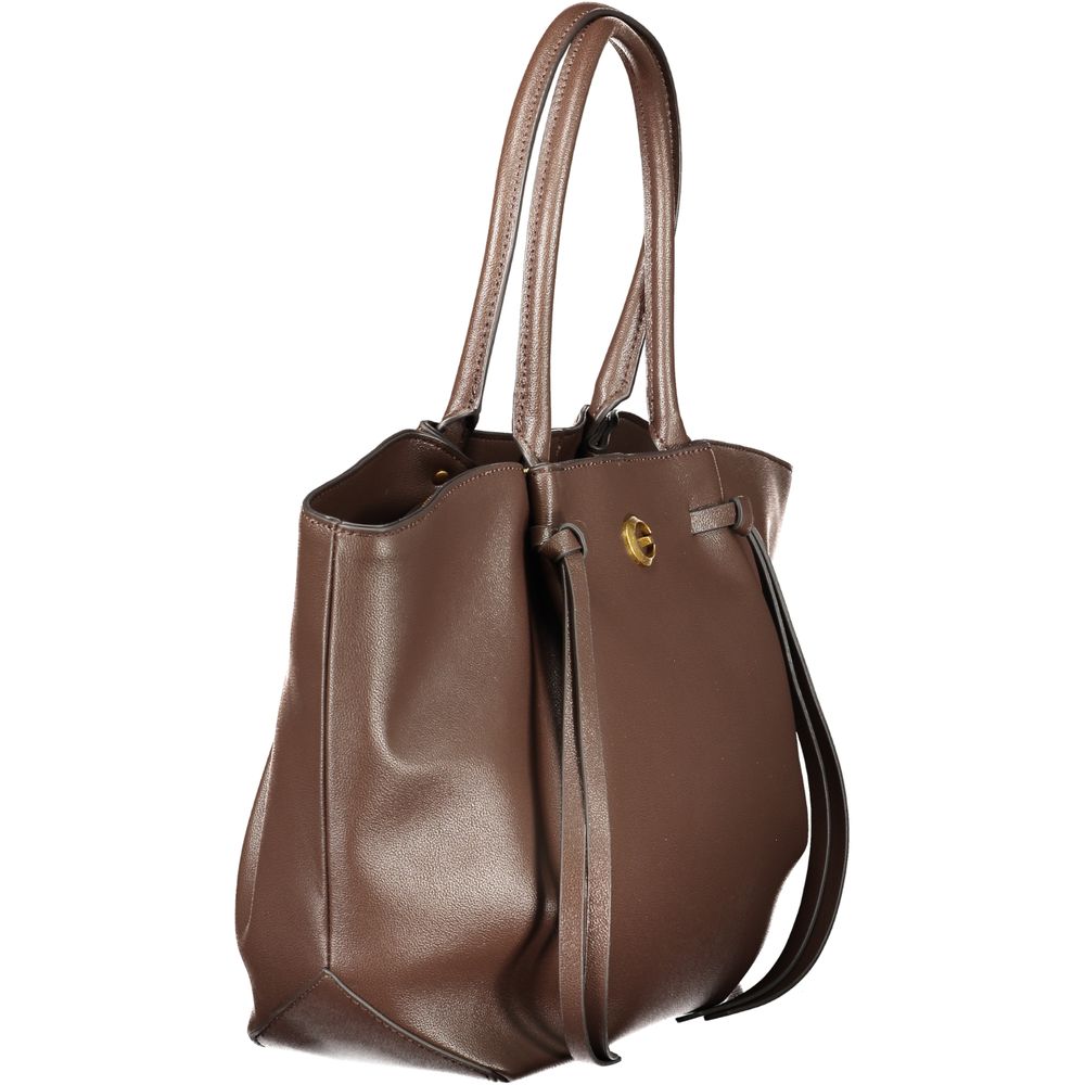 Guess Jeans Brown Polyethylene Women's Handbag