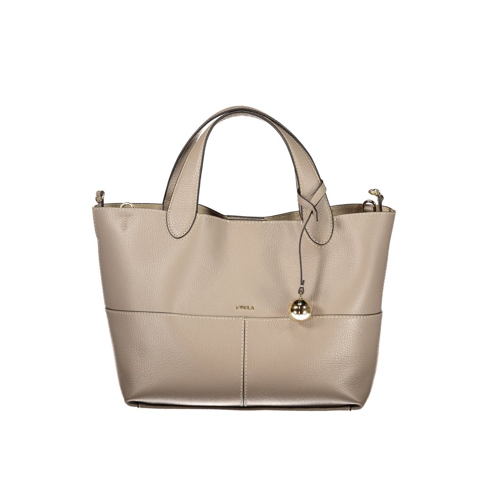 Furla Gray Leather Women's Women's Bag