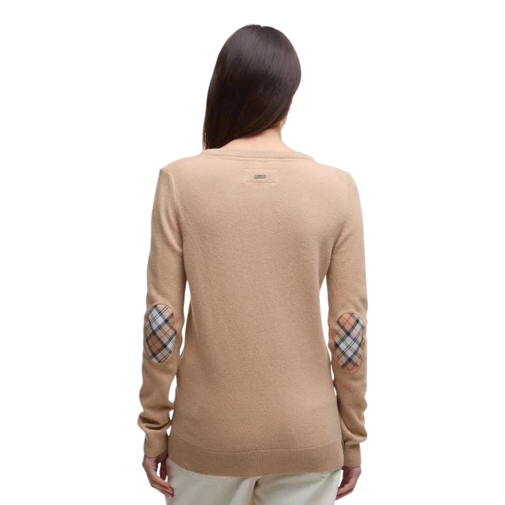 Barbour Beige Wool Women's Sweatshirt