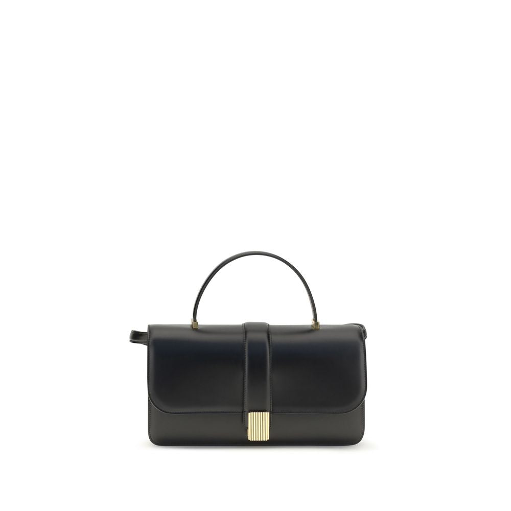 Khaite Black Calf Leather Bos Taurus Women's Handbag