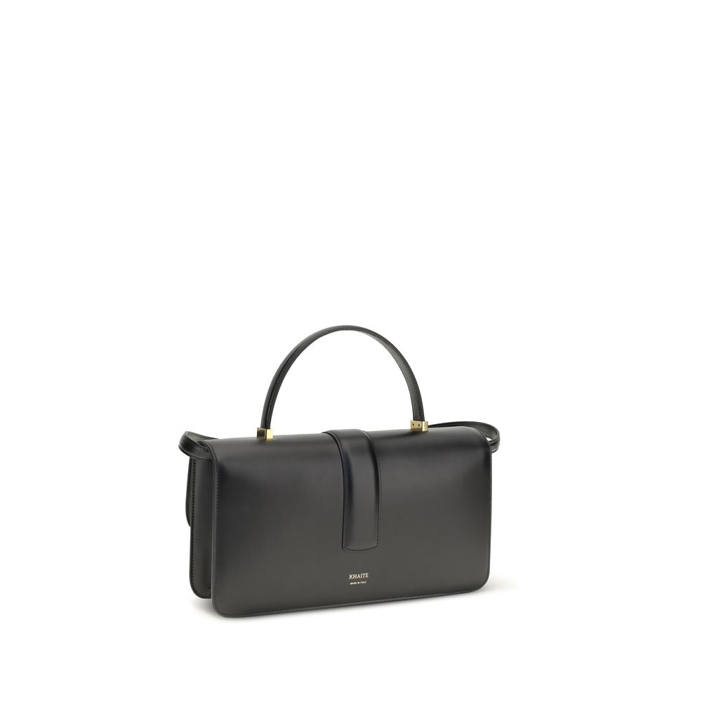 Khaite Black Calf Leather Bos Taurus Women's Handbag