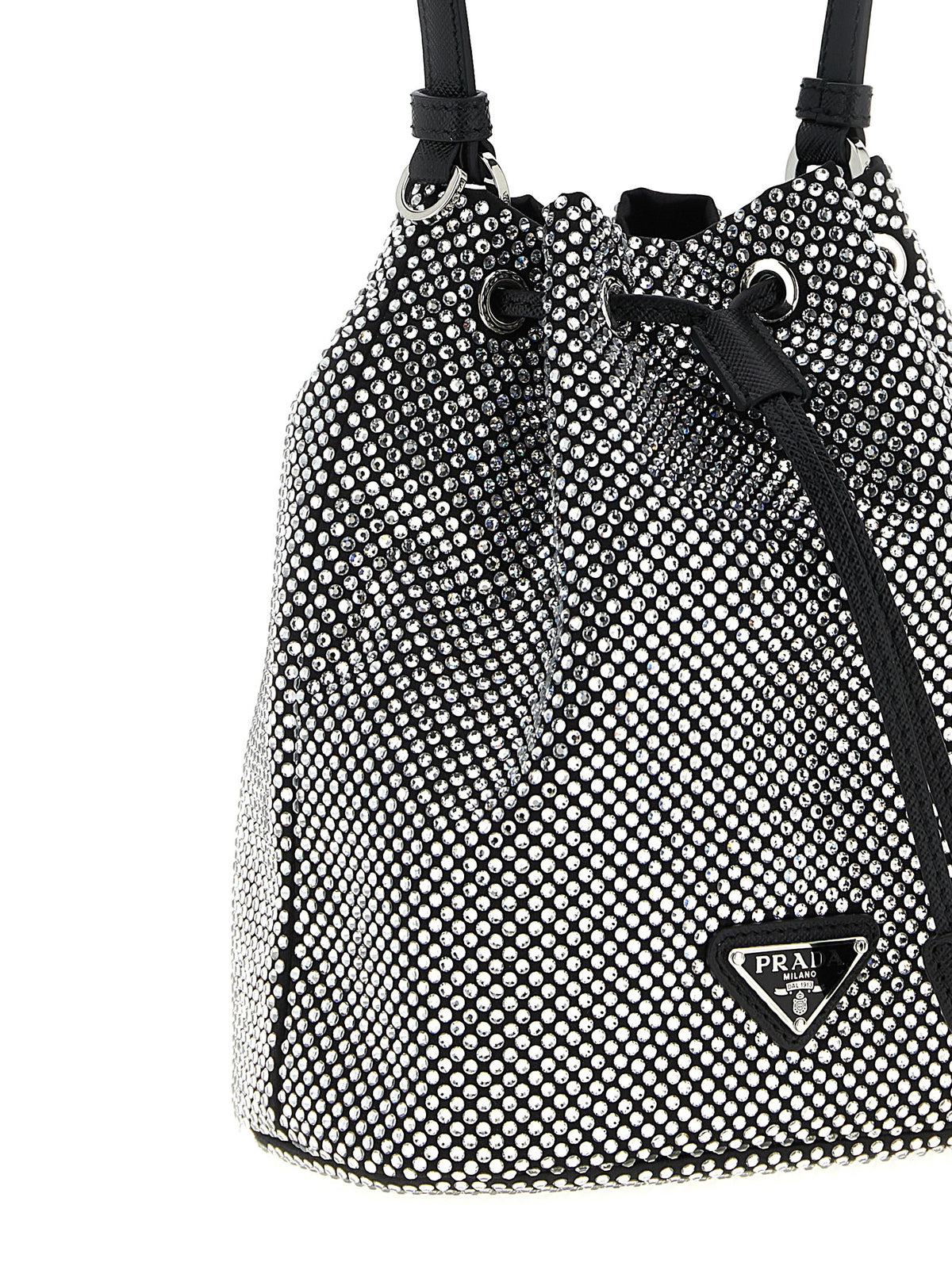 Prada Gray Viscose Women's Handbag