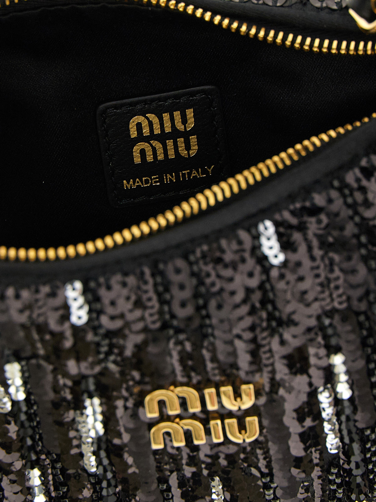 Miu Miu Black Polyester Women's Handbag