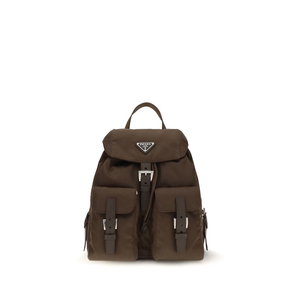 Prada Brown Nylon Women's Backpack