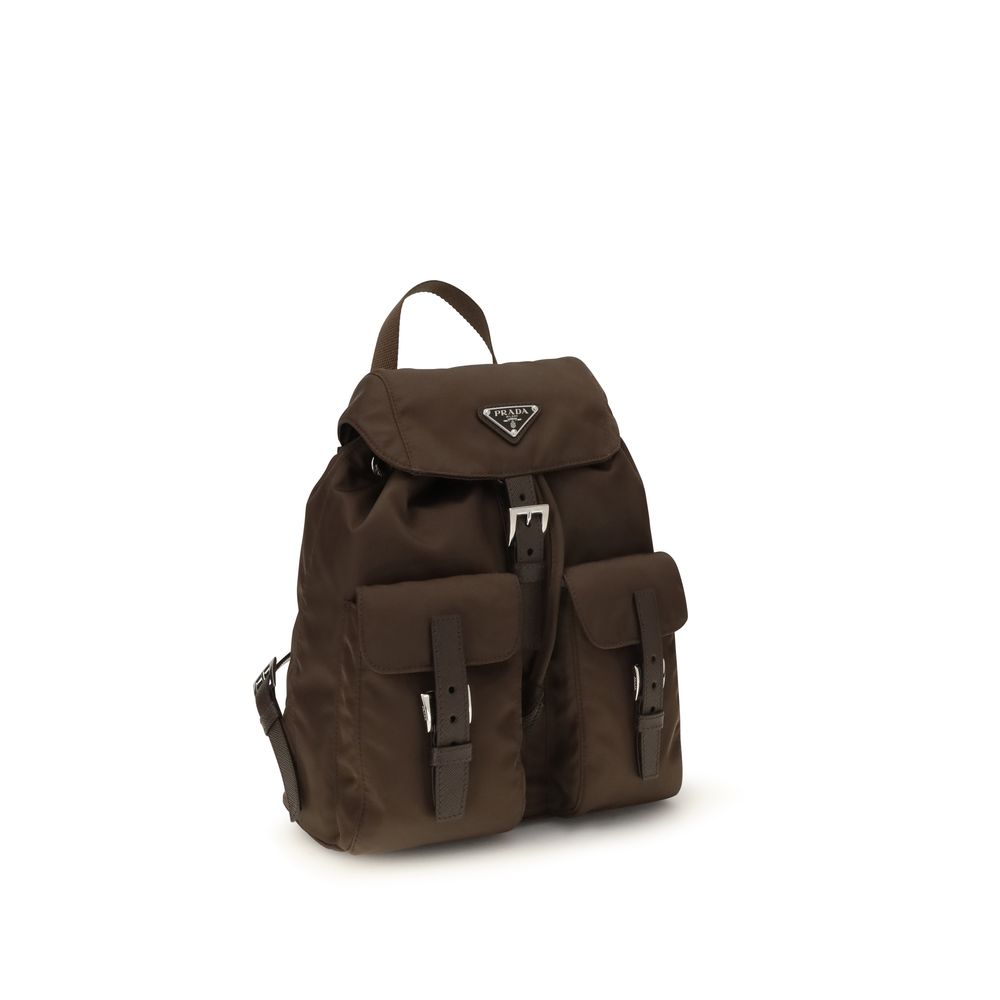 Prada Brown Nylon Women's Backpack