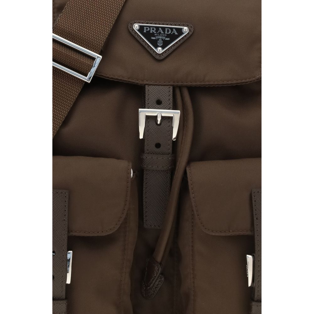 Prada Brown Nylon Women's Backpack