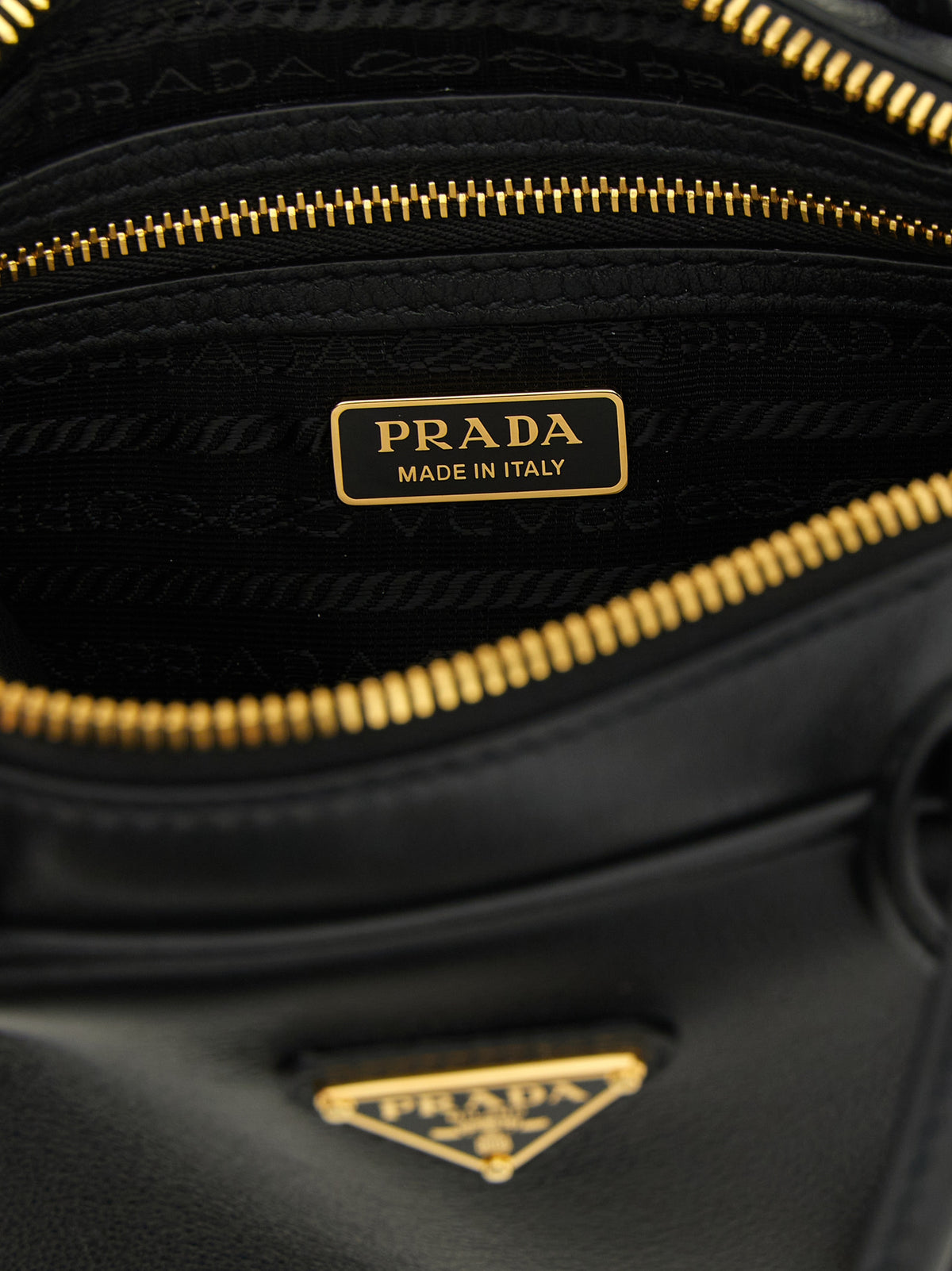 Prada Black Calfskin Women's Handbag