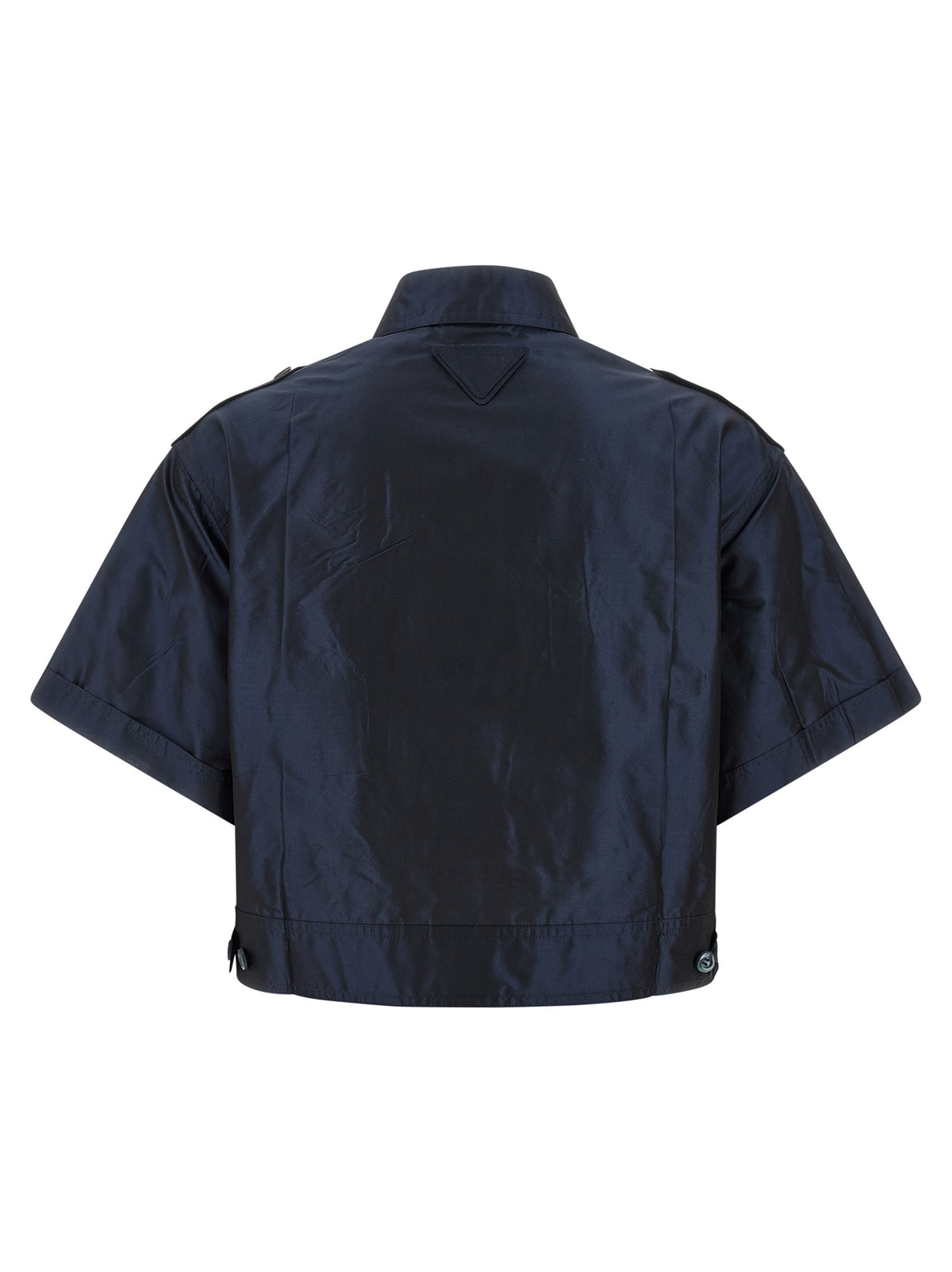 Prada Blue Silk Women's Blouse