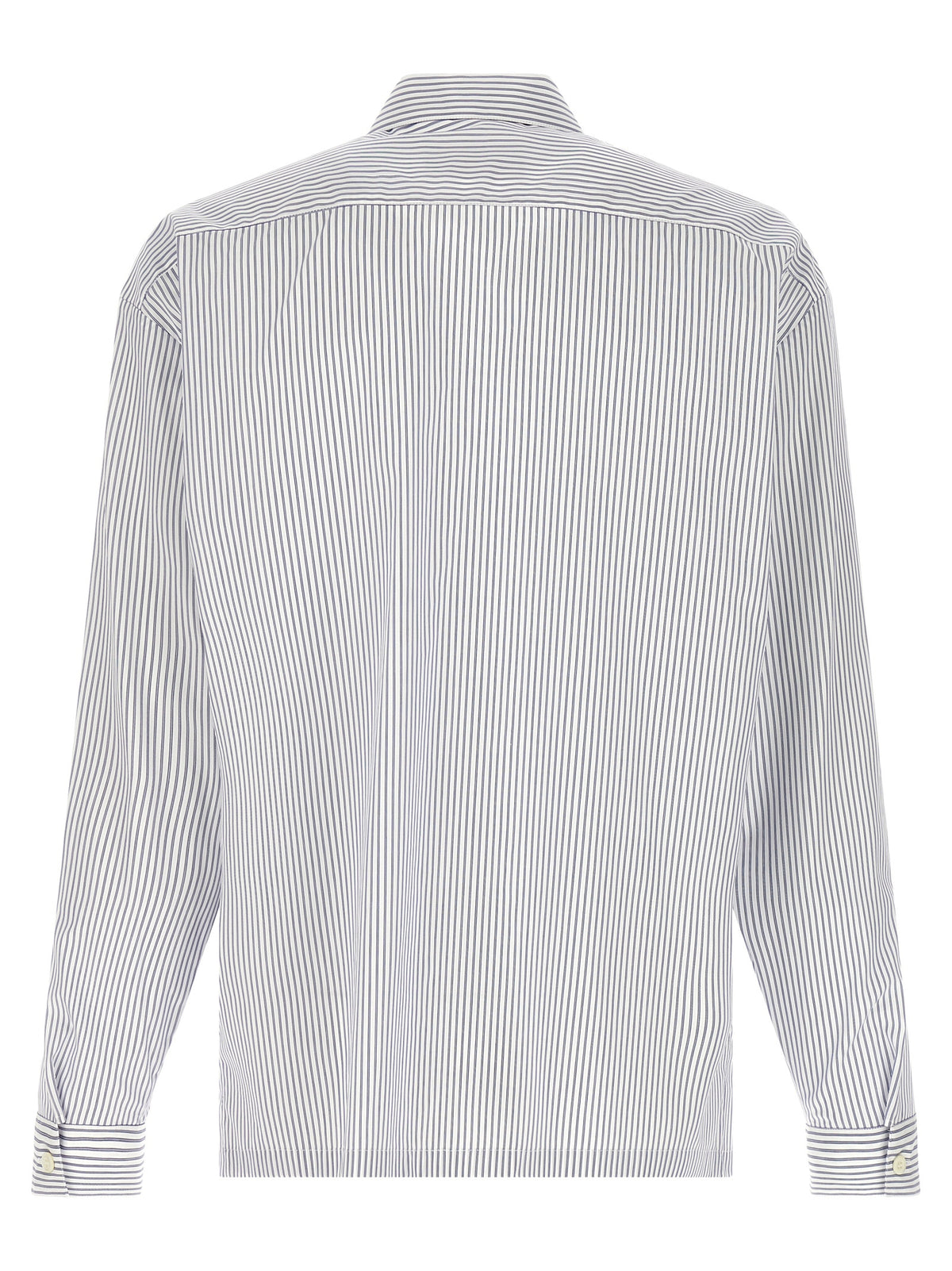 Prada Blue Cotton Men's Blouse