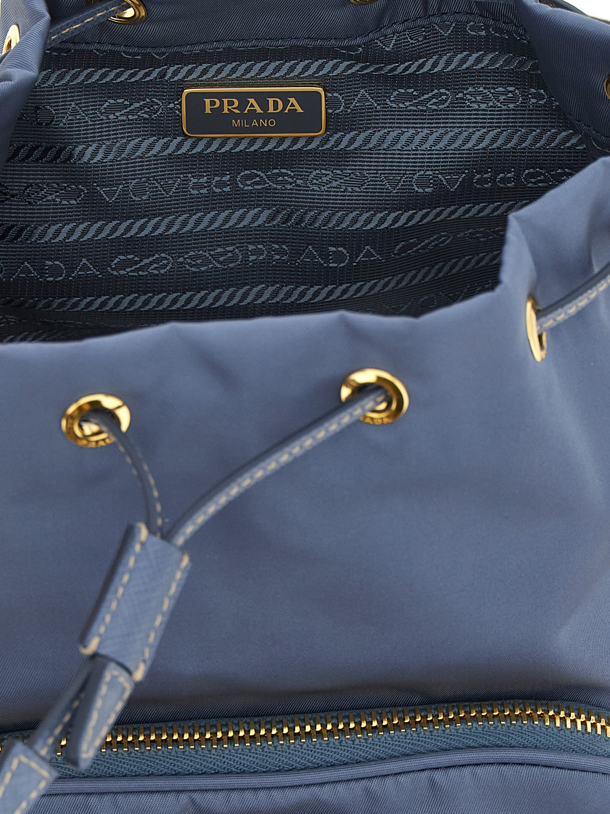 Prada Blue Recycled Polyamide Women's Handbag
