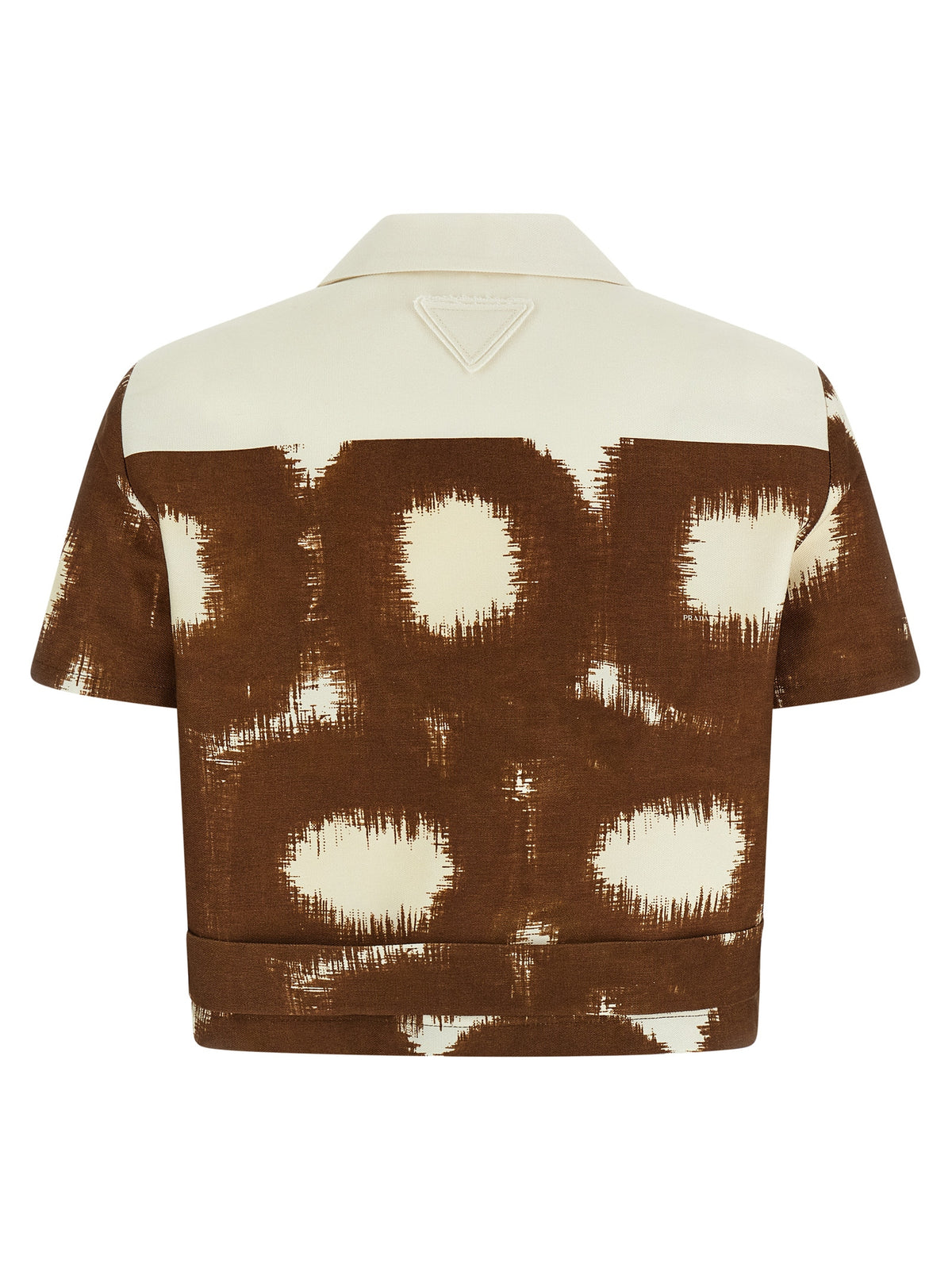 Prada Brown Cotton Women's Blouse