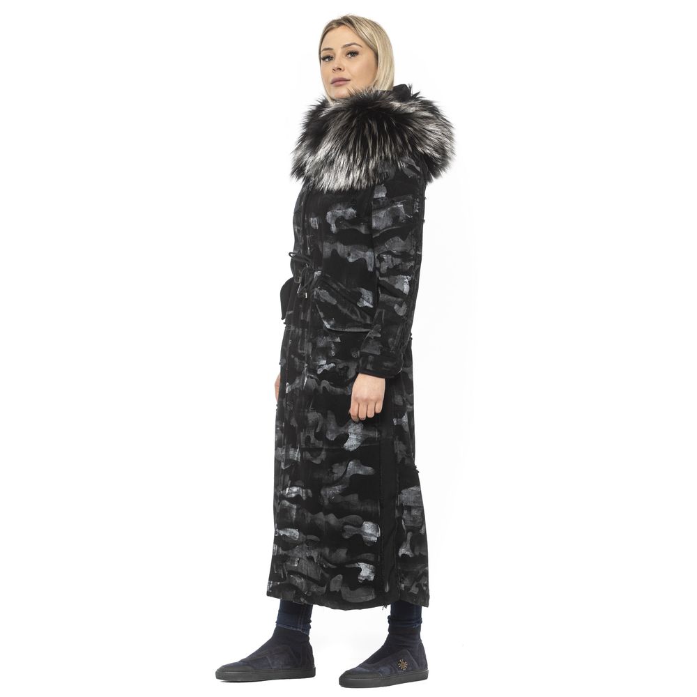 Mr&Mrs Italy Black Cotton Women Women's Jacket