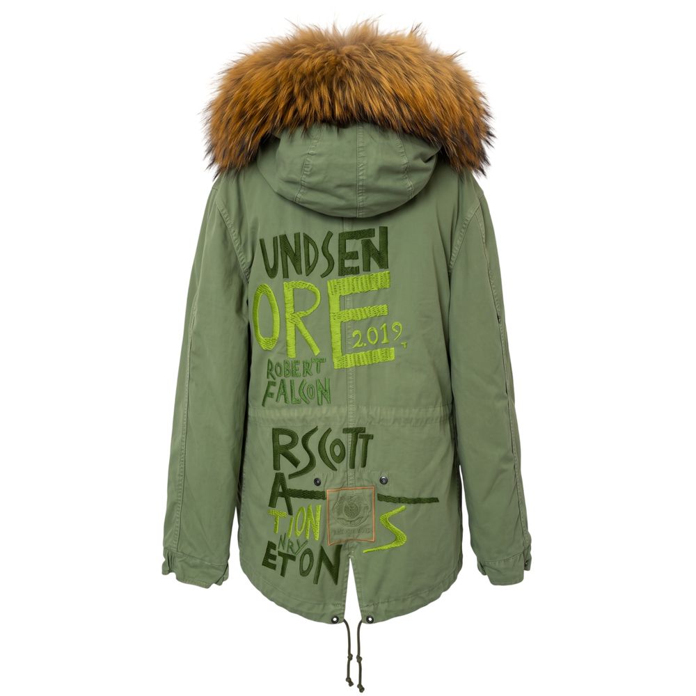 Mr&Mrs Italy Green Cotton Women's Women's Jacket