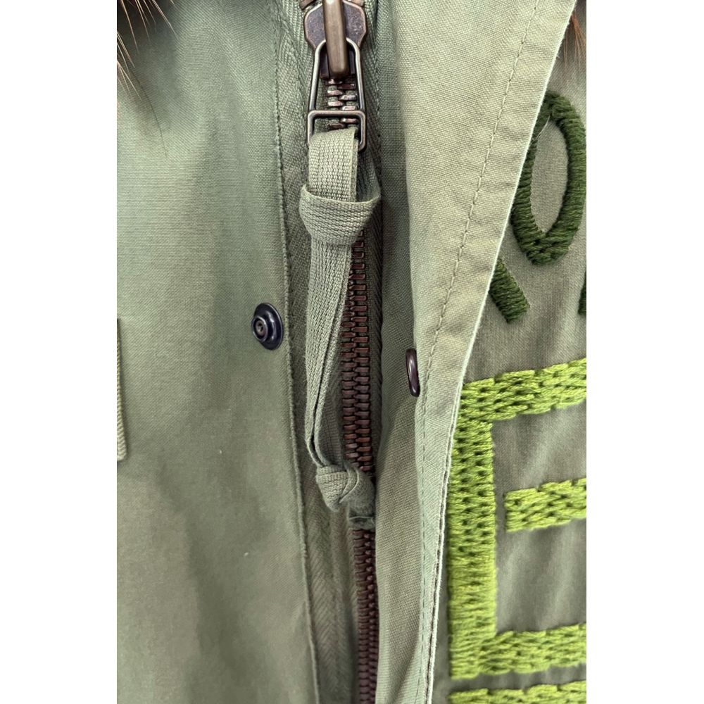 Mr&Mrs Italy Green Cotton Women's Women's Jacket