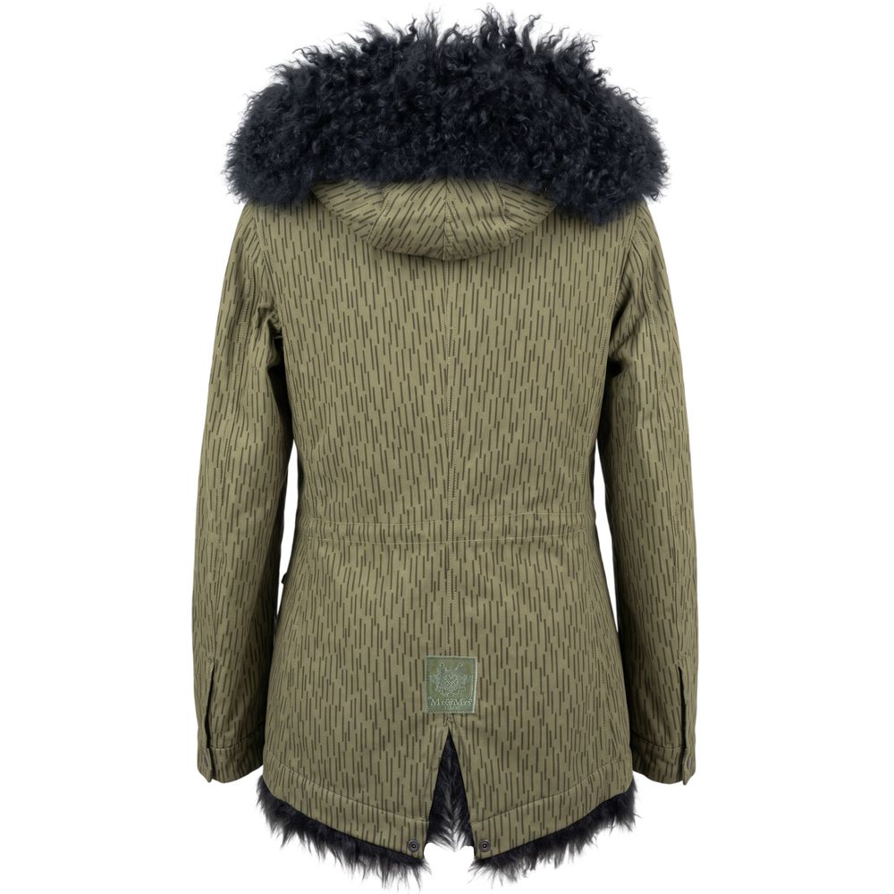 Mr&Mrs Italy Green Cotton Women's Women's Jacket