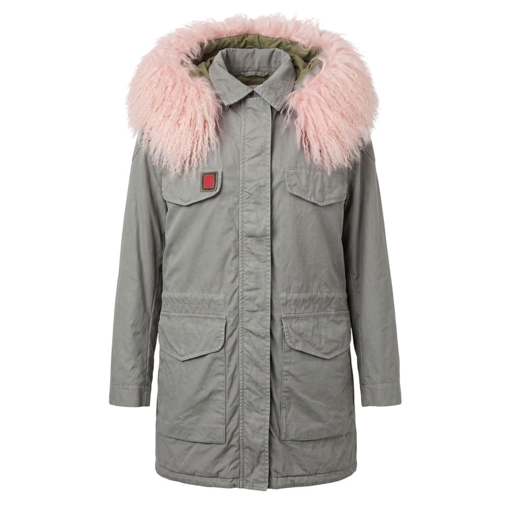 Mr&Mrs Italy Pink Cotton Women's Women's Jacket