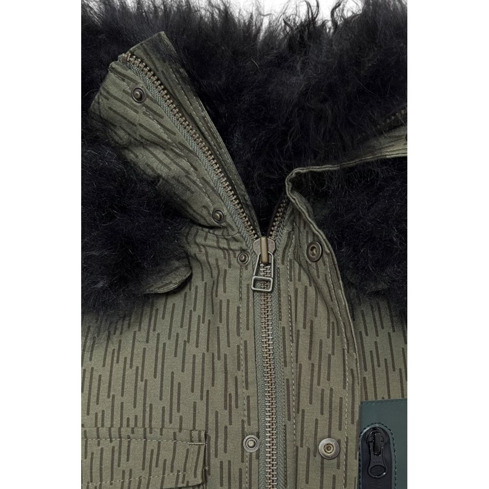Mr&Mrs Italy Green Cotton Women's Women's Jacket