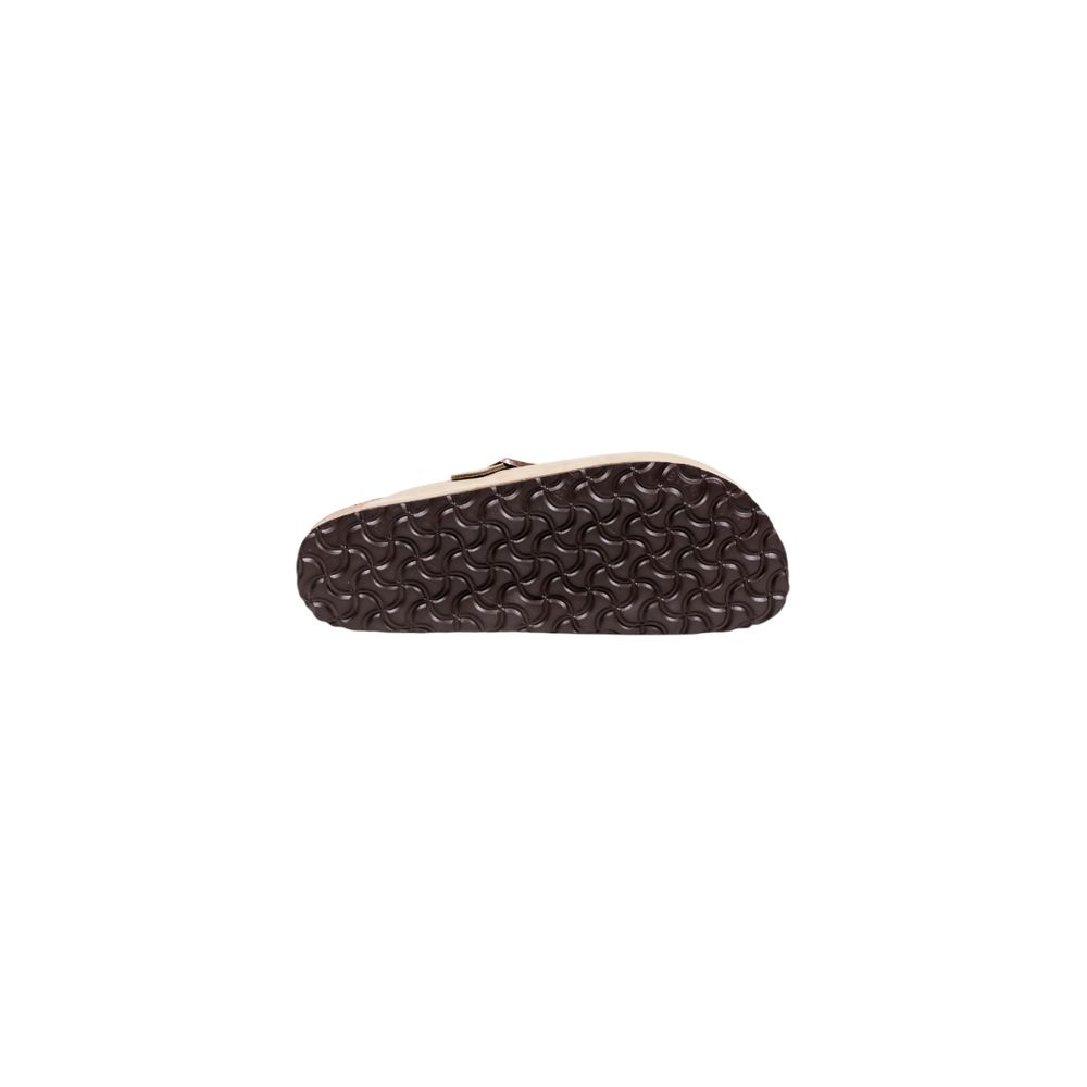 Birkenstock Beige Leather Men's Clogs