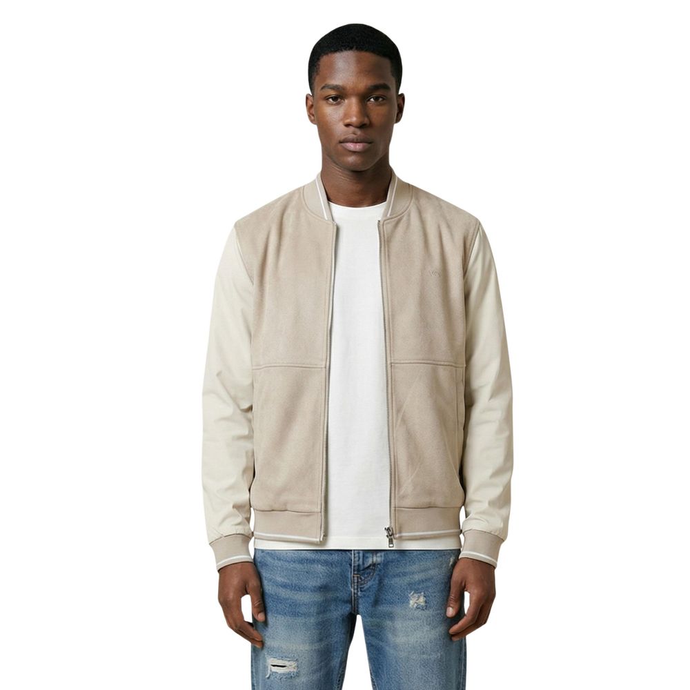 Antony Morato Beige Polyester Men's Bomber