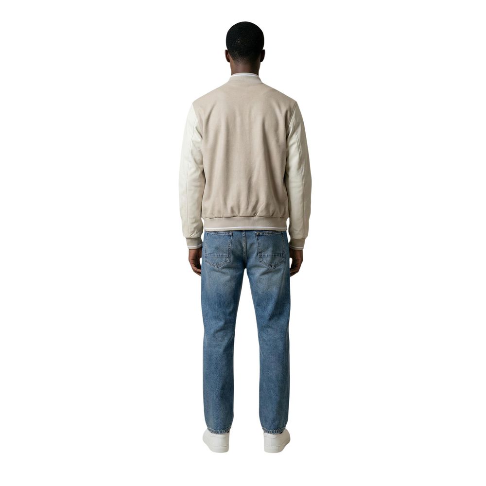 Antony Morato Beige Polyester Men's Bomber