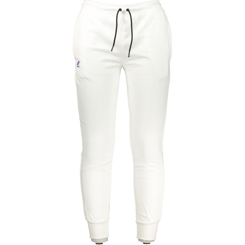 K-WAY White Cotton Men's Men's Sweatpants