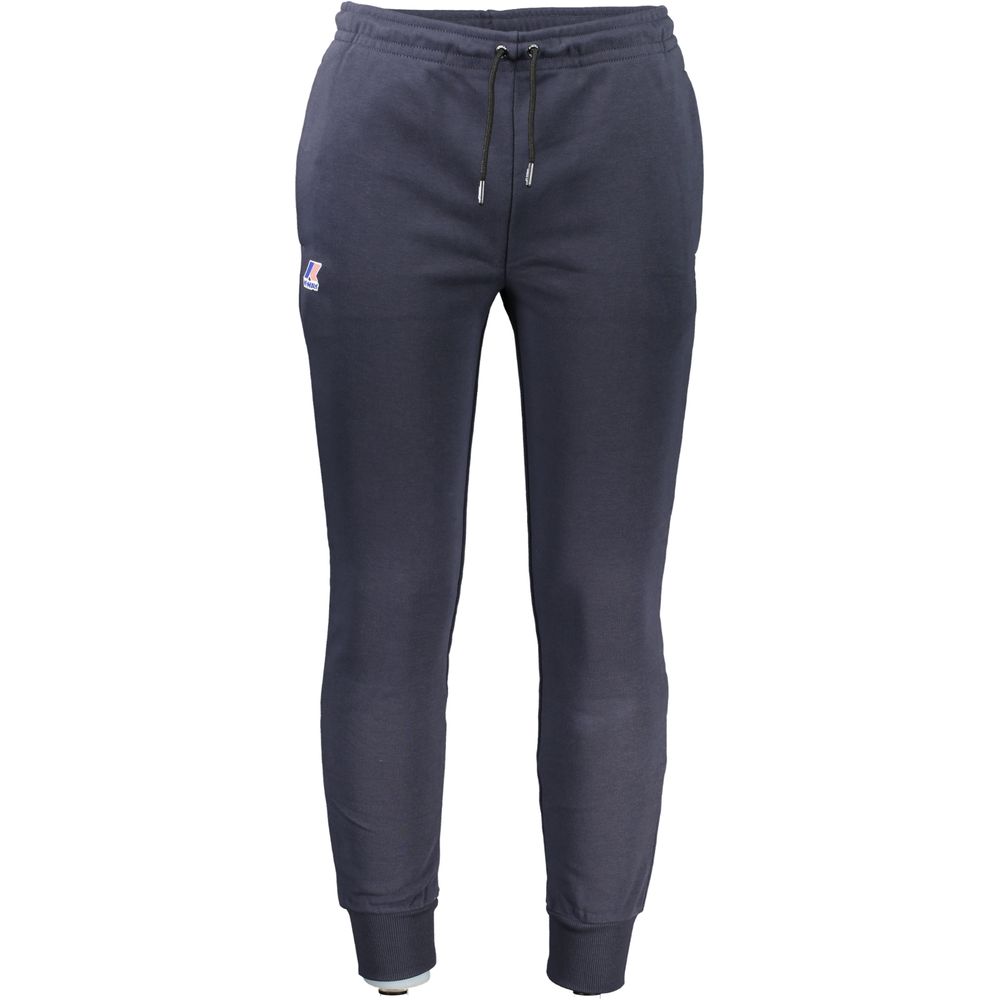 K-WAY Blue Cotton Men's Men's Sweatpants