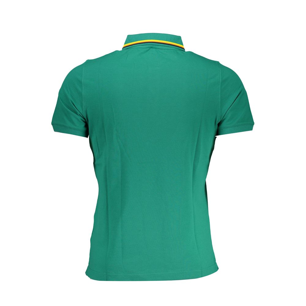 K-WAY Verde Cotton Men Polo Men's Shirt