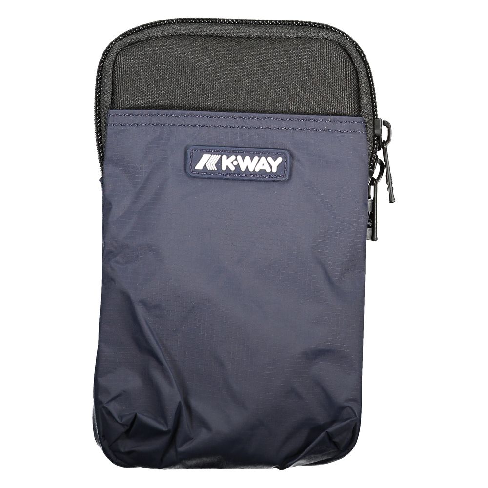 K-WAY Blu Polyester Men Shoulder Men's Bag