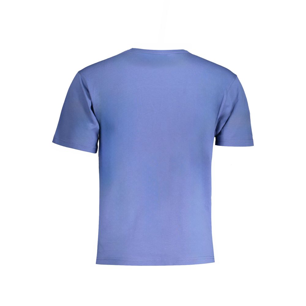 K-WAY Blu Cotton Men Men's T-Shirt