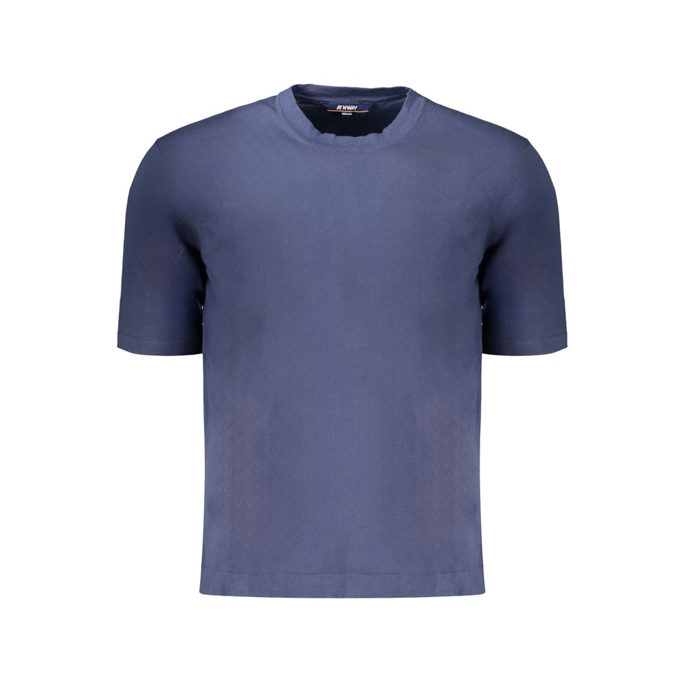 K-WAY Blue Cotton Men's Men's T-Shirt