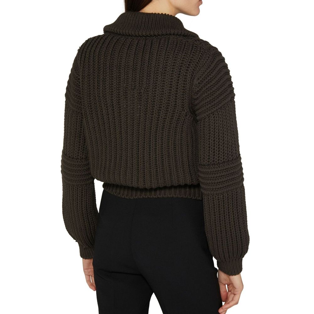 Lemaire Brown Cotton Women's Cardigan