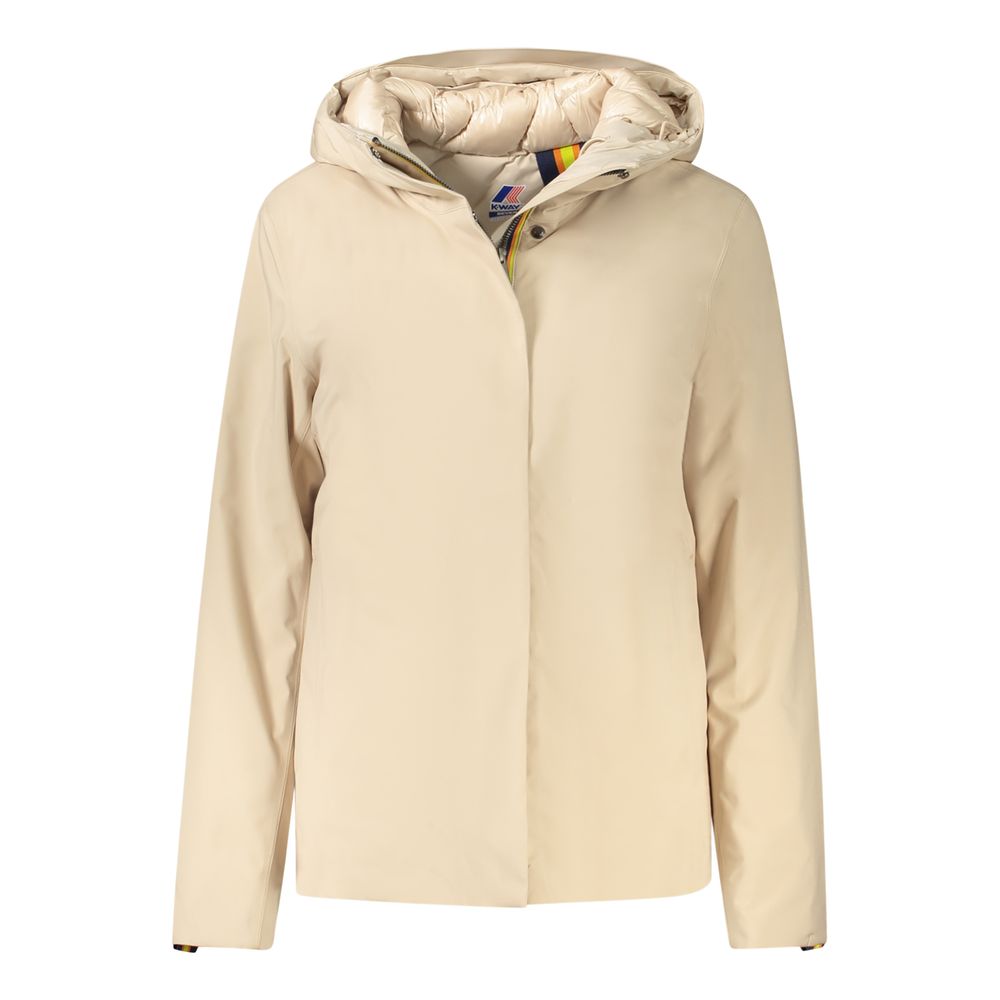 K-WAY Beige Polyester Woman Women's Jacket