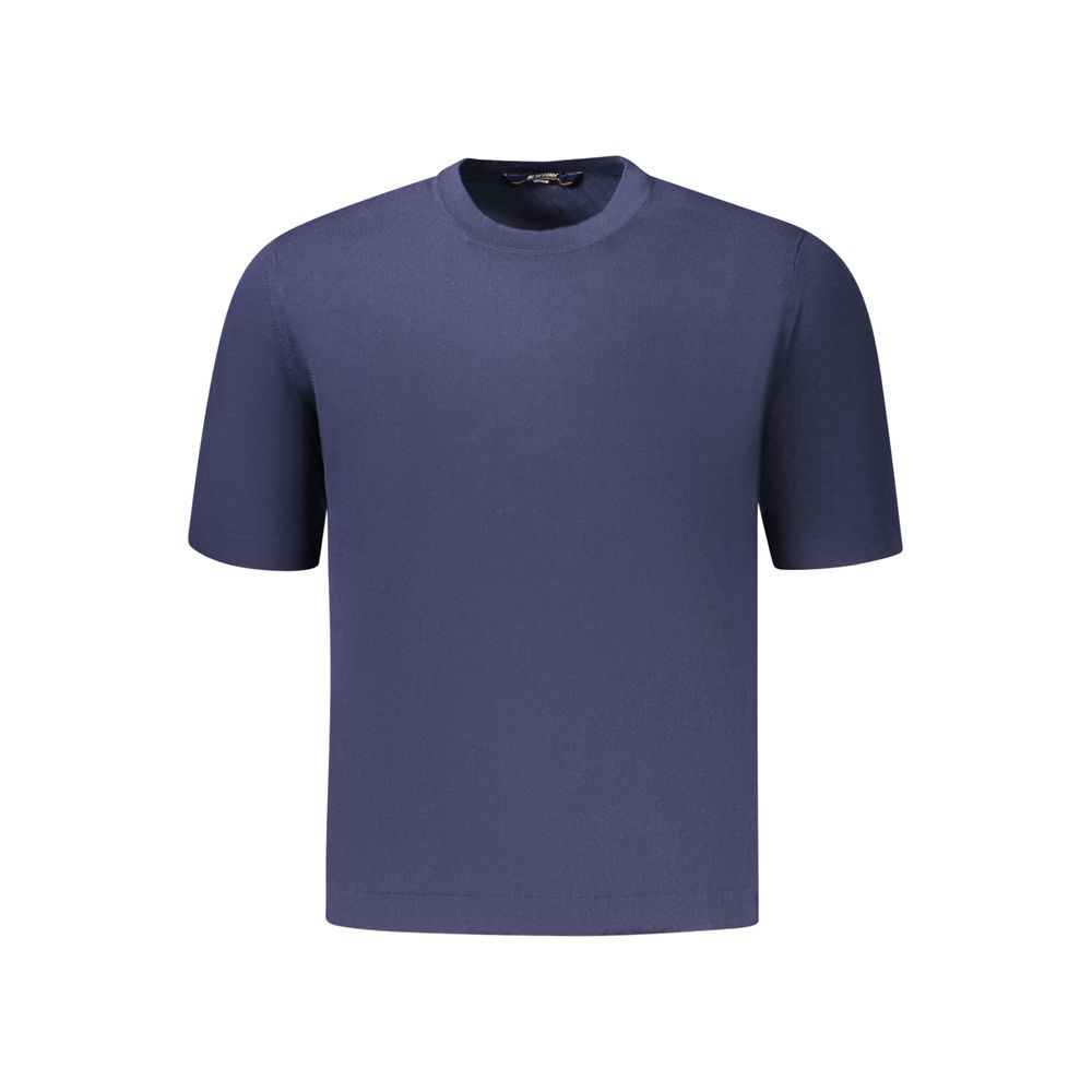 K-WAY Blue Cotton Men's Men's T-Shirt