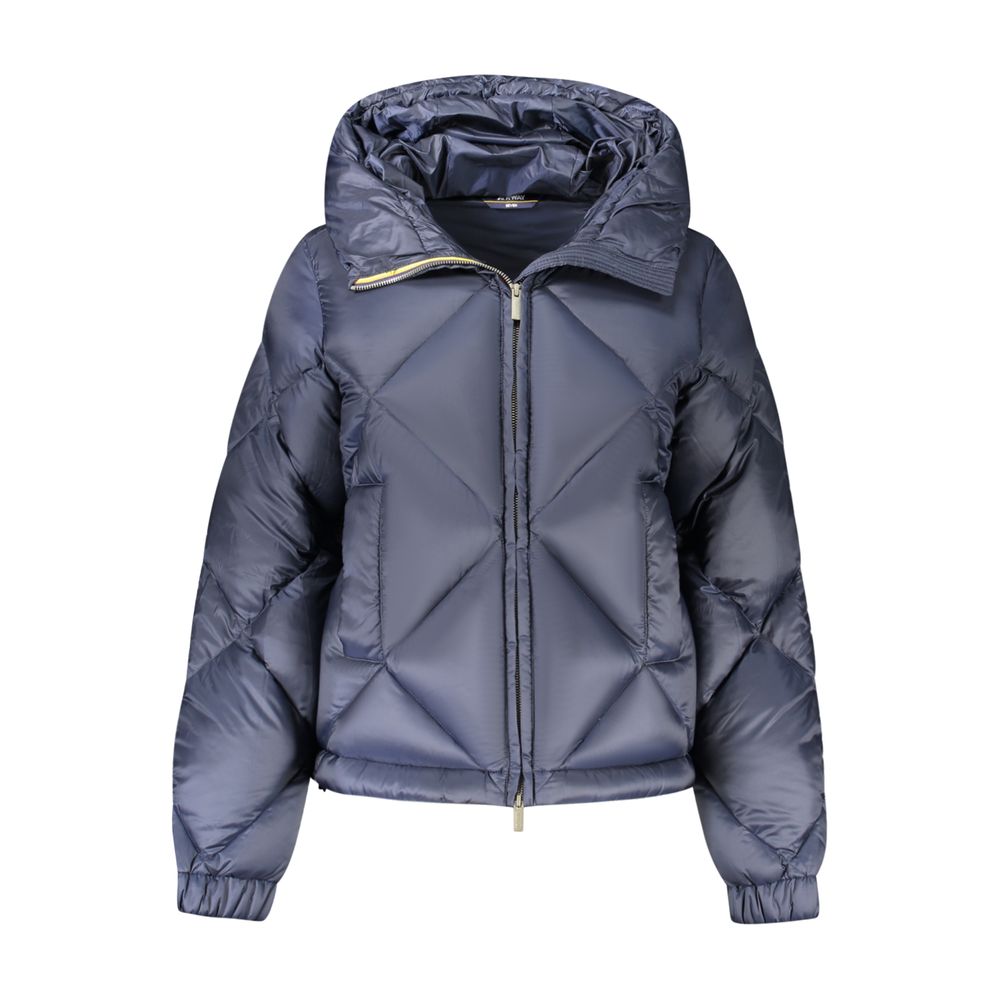 K-WAY Blu Polyester Women Women's Jacket