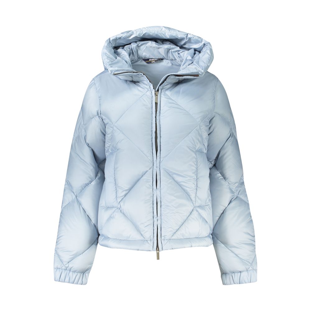 K-WAY Azzurro Polyester Women's Women's Jacket
