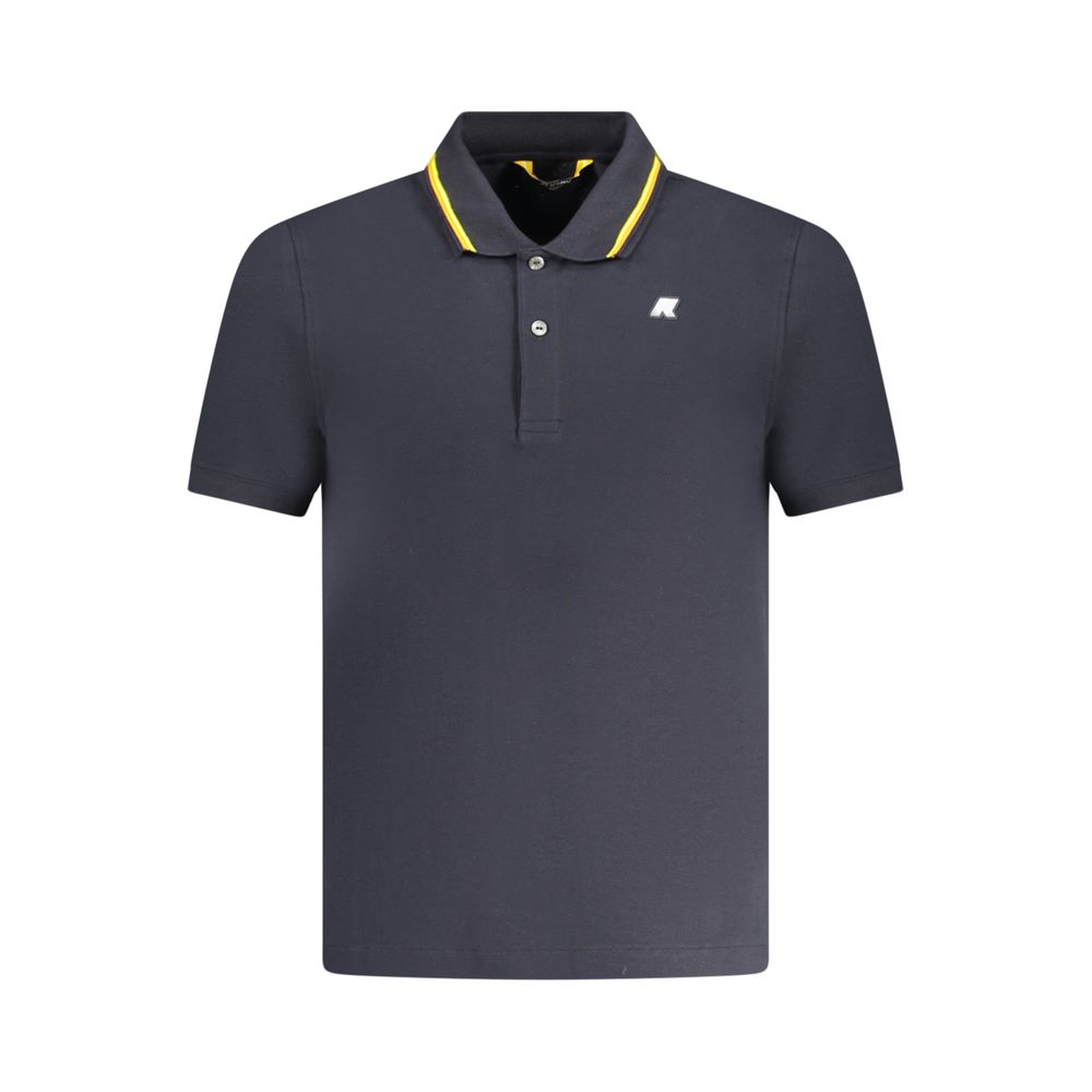 K-WAY Blue Cotton Men Men's Polo