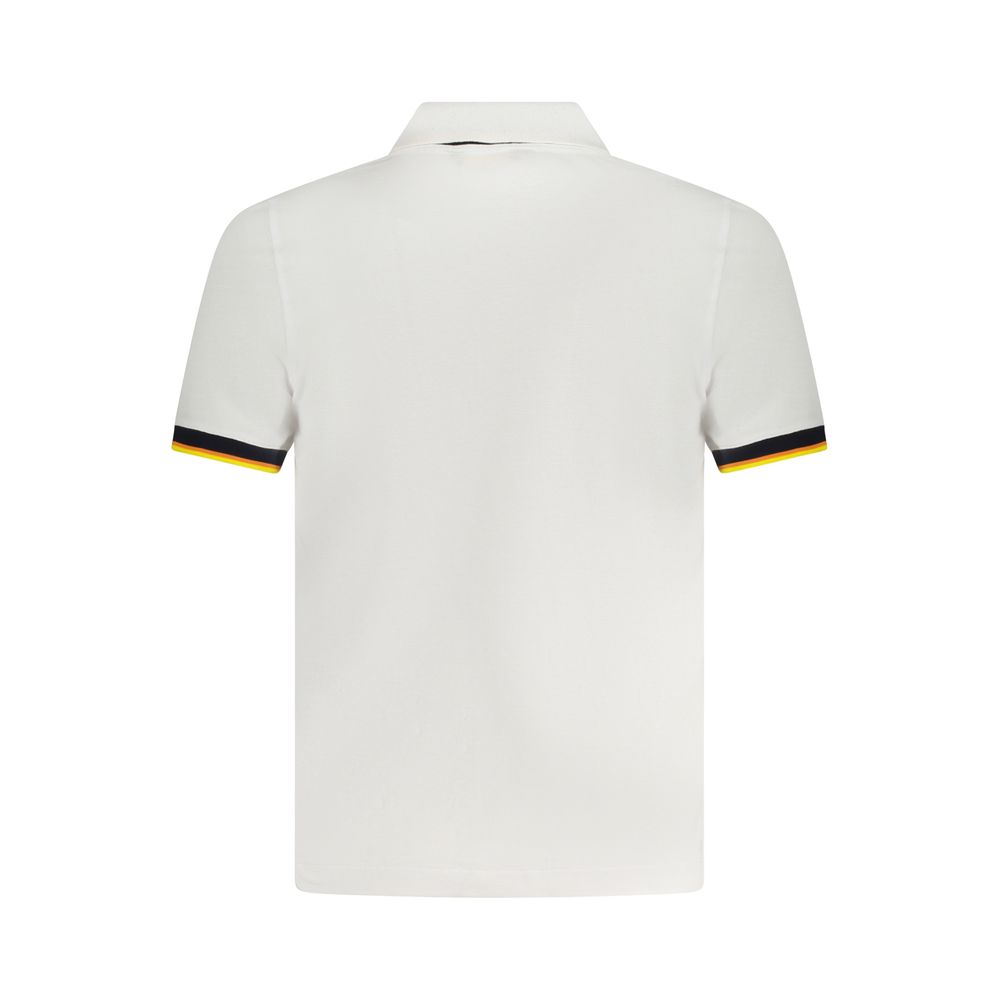 K-WAY White Cotton Men's Polo Men's Shirt