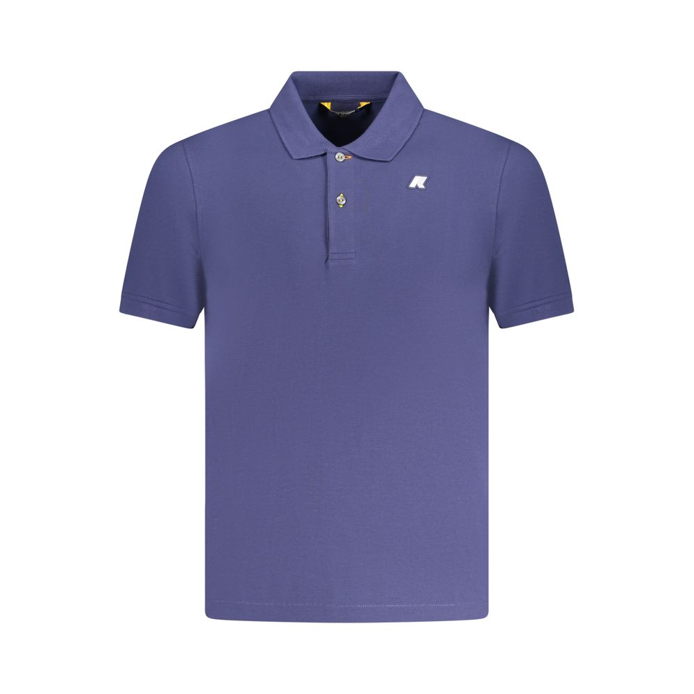 K-WAY Blue Cotton Men's Polo Men's Shirt
