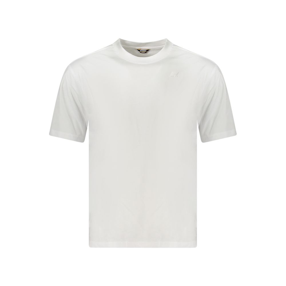 K-WAY White Cotton Men Men's T-Shirt