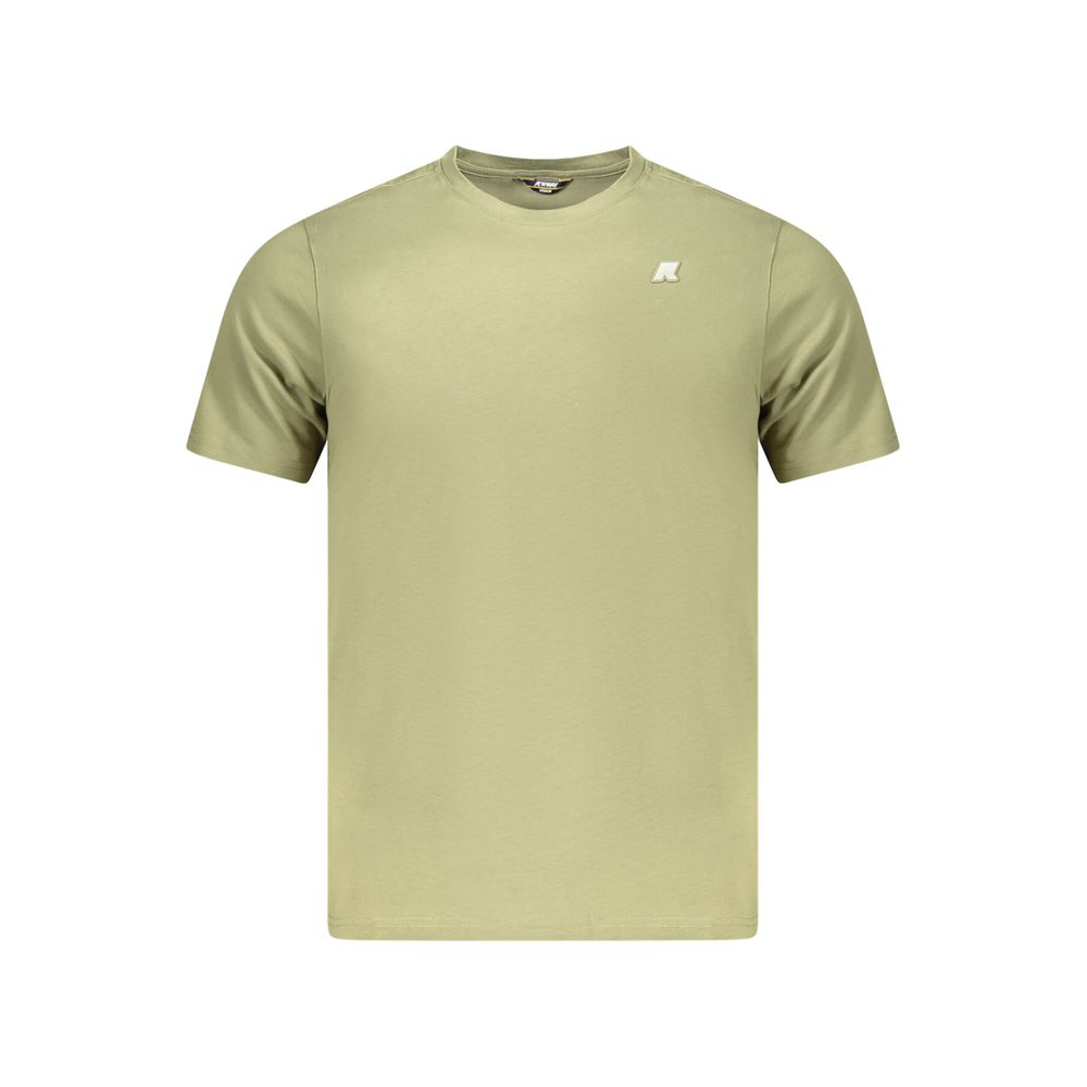 K-WAY Green Cotton Men Men's T-Shirt