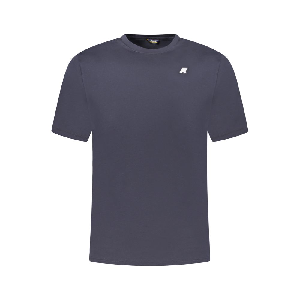 K-WAY Blue Cotton Men Men's T-Shirt