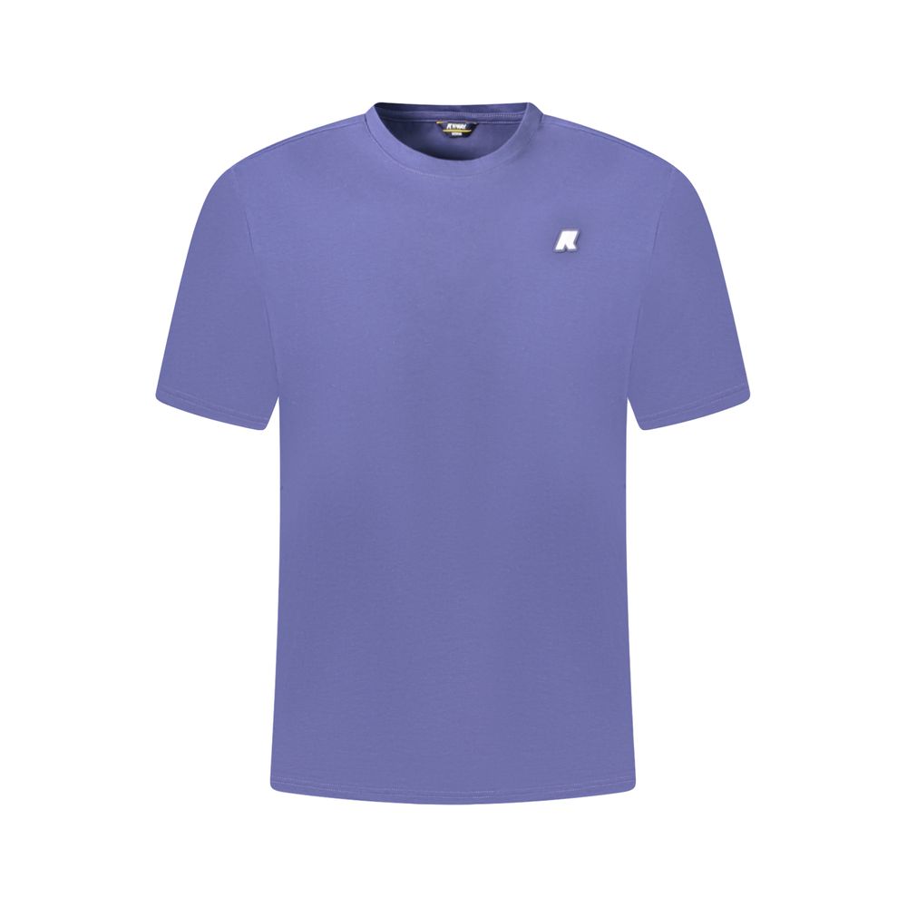 K-WAY Blue Cotton Men Men's T-Shirt